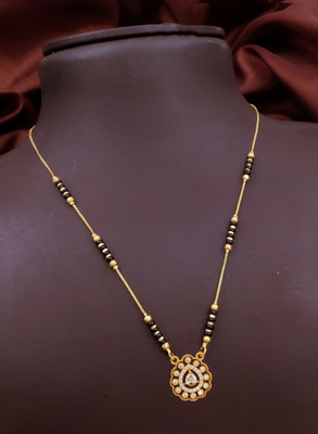 S K D J A.D Mangalsutra For Women Brass Mangalsutra