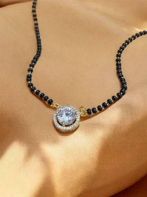 DIVINOOR Gold Plated Stylish Diamond for Women Alloy Tanmaniya