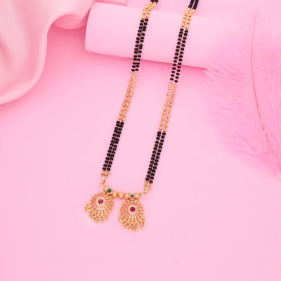 Vedda Pack of 1 Mangalsutra Tanmaniya Brass Mangalsutra