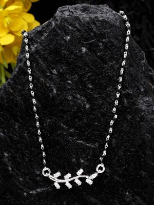 CLARA Leaf Sterling Silver Mangalsutra