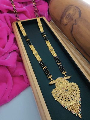 ALISHA EXPO EVORA JEWEL GOLD PLATED MANGALSUTRA Brass Mangalsutra
