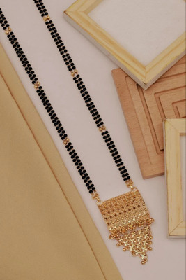 Krishnamm Gold Plated Mangalsutra Alloy Mangalsutra