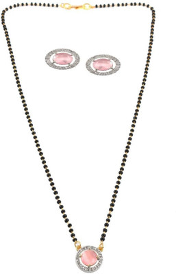 Opus Gems Alloy Black Jewellery Set(Pack of 1)