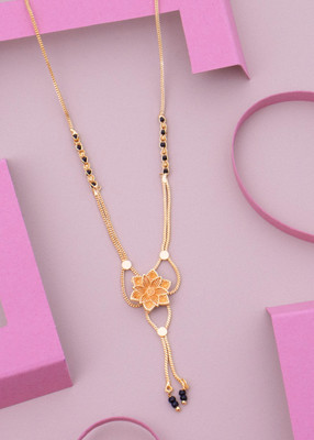 Dency Brass Gold-plated Gold Jewellery Set(Pack of 1)