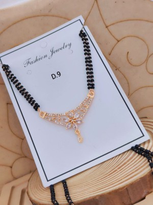 ATMESHWARSALES AD ROSEGOLD MANGALSUTRA 659 Alloy, Brass Mangalsutra