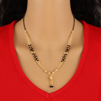 Bhagya Lakshmi Exquite Pendent gold plated Mangal sutra for women Alloy Mangalsutra