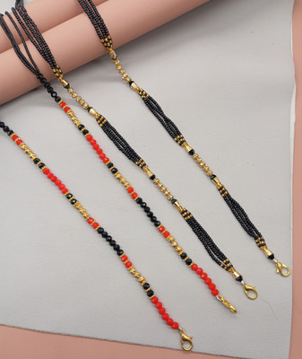 RANEM Handcrafted Beaded Mangalsutra, GOLD mangalsutra CHAIN Metal Mangalsutra