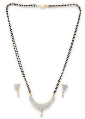 Opus Gems Alloy Black Jewellery Set(Pack of 1)