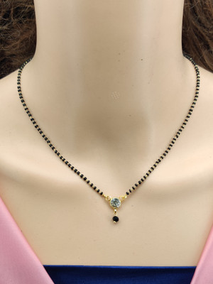 ramanient Fancy American Daimond Managalsutra for women Alloy Mangalsutra