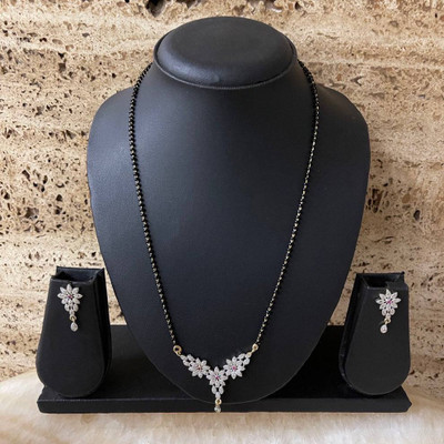 JETWAL Alloy Gold-plated White Jewellery Set(Pack of 3)