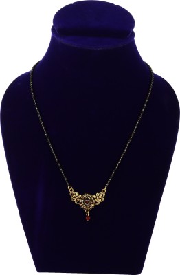 Rhosyn Elegant Party & Casual Wear Gold Plated Mangalsutra (HR 13 MSTR P478) Brass, Alloy Mangalsutra