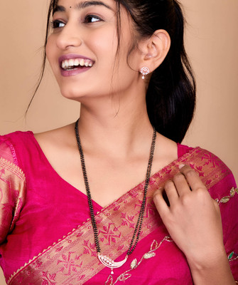 jiyanshi sales AD PANDAL ROSE GOLD MANGLSUTRA Brass Mangalsutra