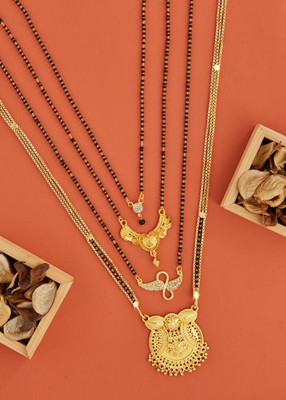 wuzong gold mangalsutra Alloy Mangalsutra