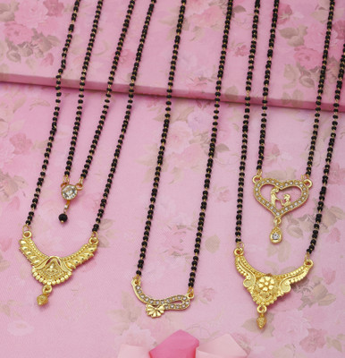VEMISHTI Brass Mangalsutra