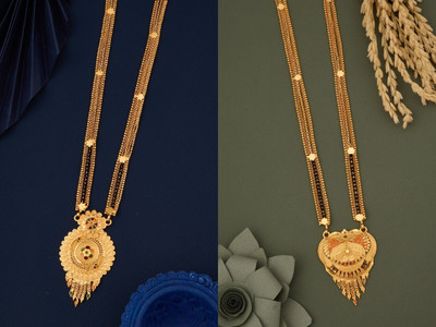 wuzela Best 1 Gram Gold Mangalsutra Brass Mangalsutra