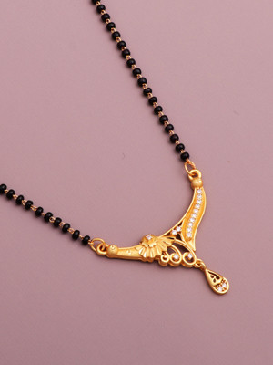 BELWICK Gold Plated Traditional Simple Mangalsutra Brass Mangalsutra