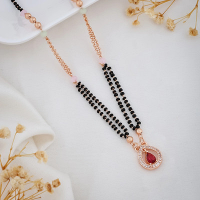 jiyajewels 1001 Brass Mangalsutra