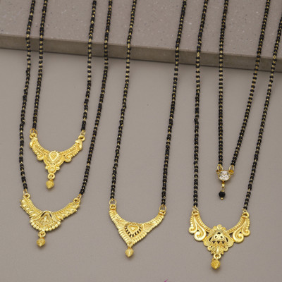 wuzela gold mangalsutra Alloy Mangalsutra