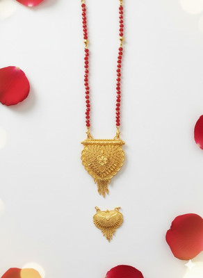 Misthi Global Enterprises HEART-ELEGANCE-005 Alloy Mangalsutra