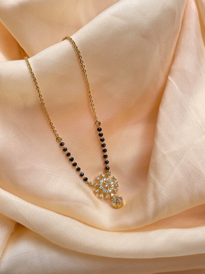 PEHNAZ Women's Pride Party Wear New Lunch Trending Fancy Design MS378 Alloy Mangalsutra