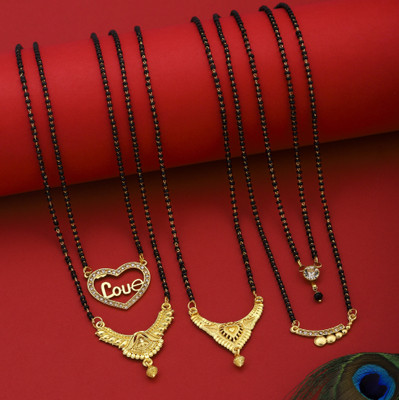VEMISHTI Brass Mangalsutra