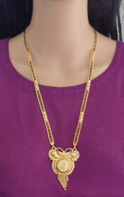 Dency Stylish and Trendy Gold Designer Mangalsutra For Women Brass Mangalsutra