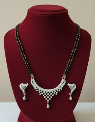 Fashion Didi Mangalsutra with Matching Earrings Alloy Mangalsutra