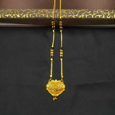 Swroop Designer mangalsutra chain gold plated 17 Brass Mangalsutra