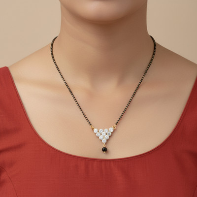 Domox mangalsutra MANGAL1P105B20 Crystal Mangalsutra