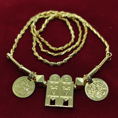 Renus Fashion 2M_2Tree_Thaliset_Godhumachain Copper Mangalsutra