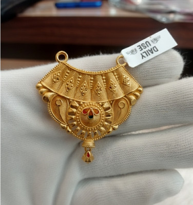 pksons Daily Use Gold plated Mangalsutra pandant Brass Mangalsutra