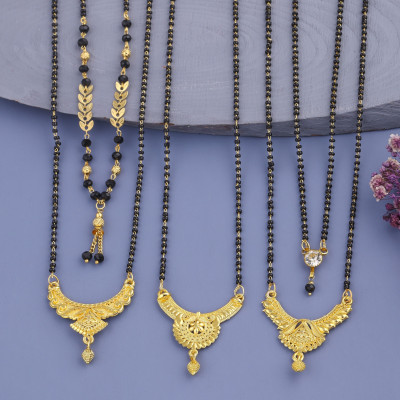 wuzong gold mangalsutra Alloy Mangalsutra