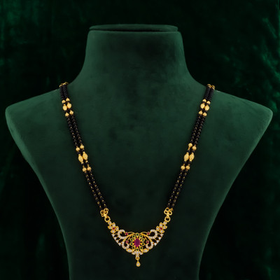 BLUEZIGN Twinkling Beautiful Mangalsutras Brass Mangalsutra