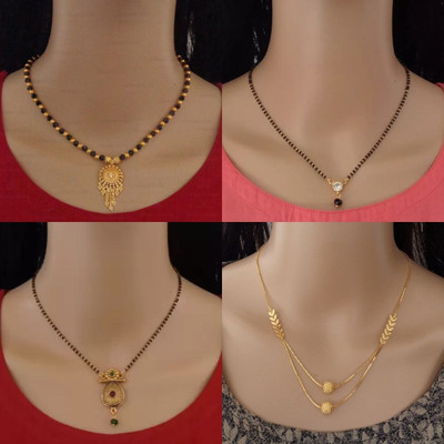 RAMDEV ART FASHION JEWELLERY Traditional Jewellery Alloy Mangalsutra For Women Alloy Mangalsutra