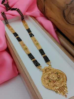 RIYARTHCREATION Gold Mangalsutra Brass Mangalsutra