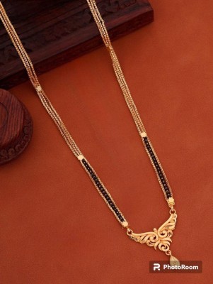 Krishna Creation Traditional Gold Plated Mangalsutra Copper Mangalsutra