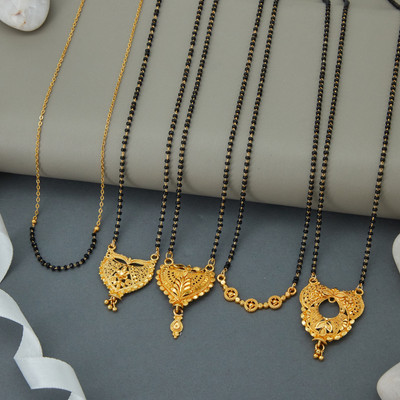 wuzela Best 1 Gram Gold Mangalsutra Brass Mangalsutra
