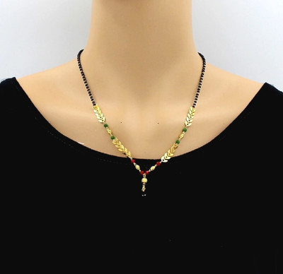 SONI DESIGNS Designer And Stylish Mangalsutra For Women And Girls Brass Mangalsutra