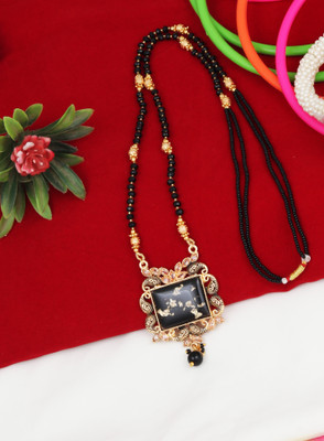 BFC-BUY FOR CHANGE Alloy Gold-plated Black Jewellery Set(Pack of 1)