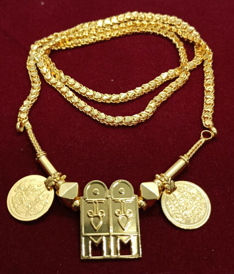 Renus Fashion 1gm Gold Plated Chain with Mangalasutram Copper Mangalsutra