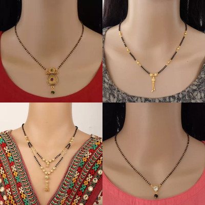 Dency Traditional Jewellery Alloy Mangalsutra For Women Alloy Mangalsutra