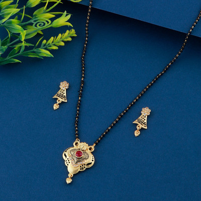 Shreenathji Jewellers Alloy Gold-plated Gold Jewellery Set(Pack of 1)