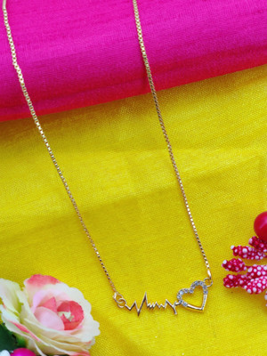 REVERSEA Diamond Gold-plated Plated Alloy Chain