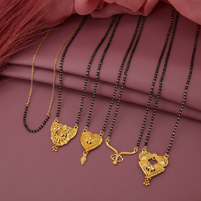 wuzela Best 1 Gram Gold Mangalsutra Brass Mangalsutra
