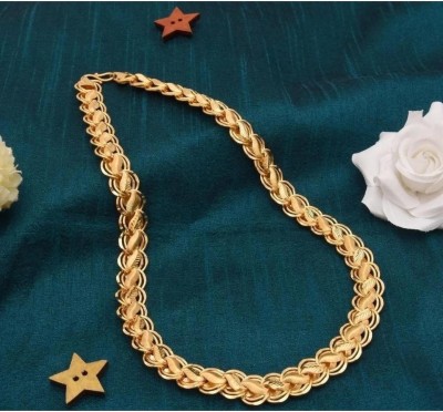 Princy Enterprise Elegant Statement Sporty Bollywood Style Koyali chain Gold-plated Plated Brass Chain