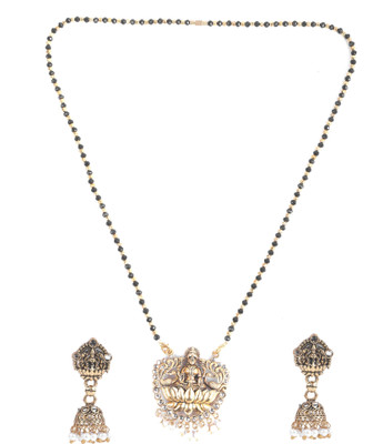 Opus Gems Alloy Black Jewellery Set(Pack of 3)