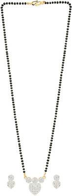 Opus Gems Alloy Black Jewellery Set(Pack of 1)