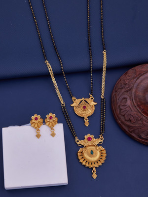 VASANI ENTERPRISE Alloy Gold-plated Gold Jewellery Set(Pack of 4)