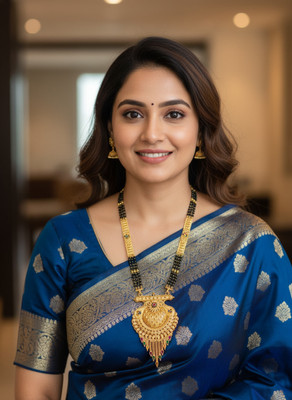 Rohit Fashion Trending Micro Gold Plated Matte Mangalsutra for Daily Wear Brass Mangalsutra