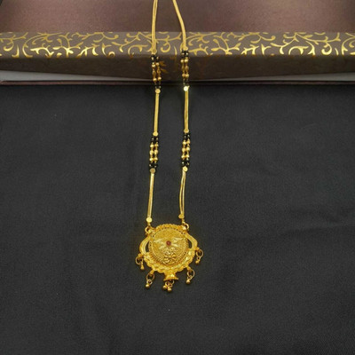 Swroop Designer mangalsutra chain gold plated 4 Brass Mangalsutra
